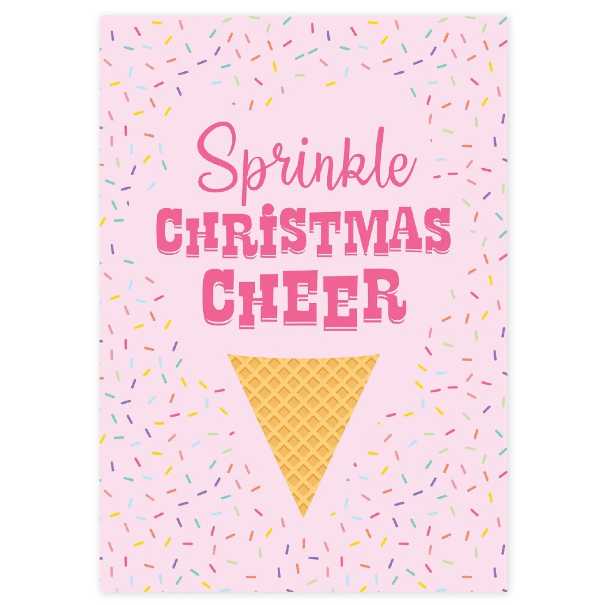 Sprinkle Christmas Cheer Poster Fashion