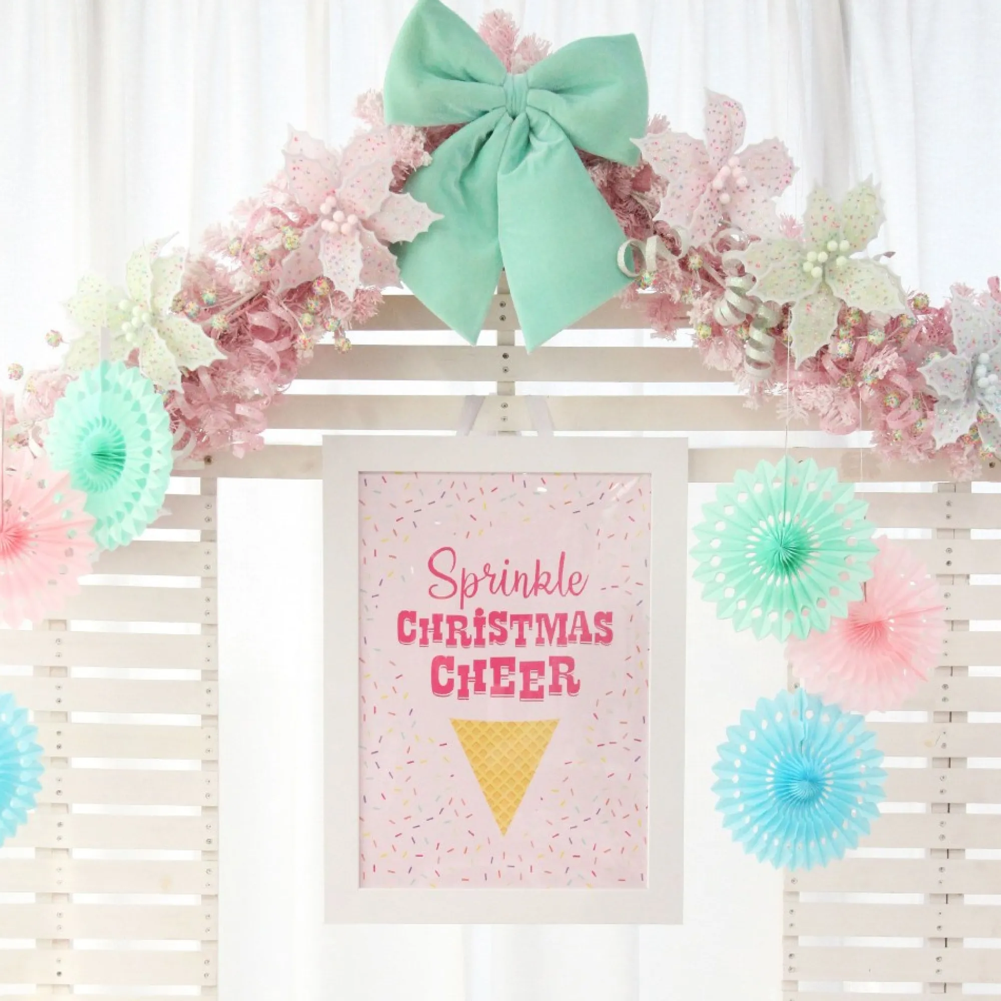 Sprinkle Christmas Cheer Poster Fashion