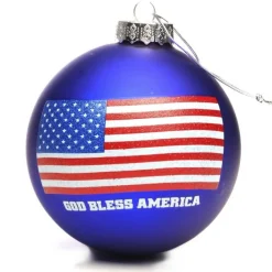 Stars and Stripes USA Christmas Bauble Cheap