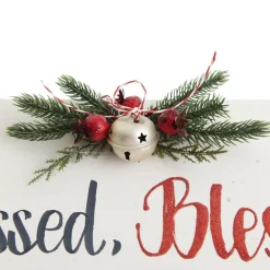 Stressed Blessed and Christmas Obsessed Wood Plaque Hot