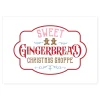 Sweet Gingerbread Christmas Poster Clearance