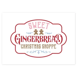 Sweet Gingerbread Christmas Poster Clearance