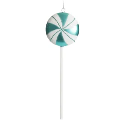 Teal Peppermint Lollipop Tree Decoration Sale