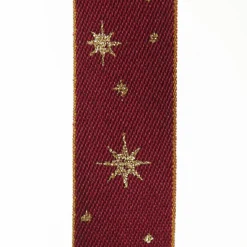 Three Assorted Burgundy and Gold Ribbons Store