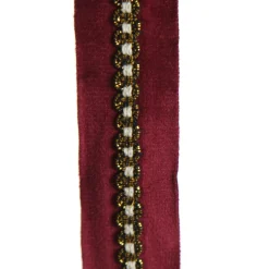 Three Assorted Burgundy and Gold Ribbons Store