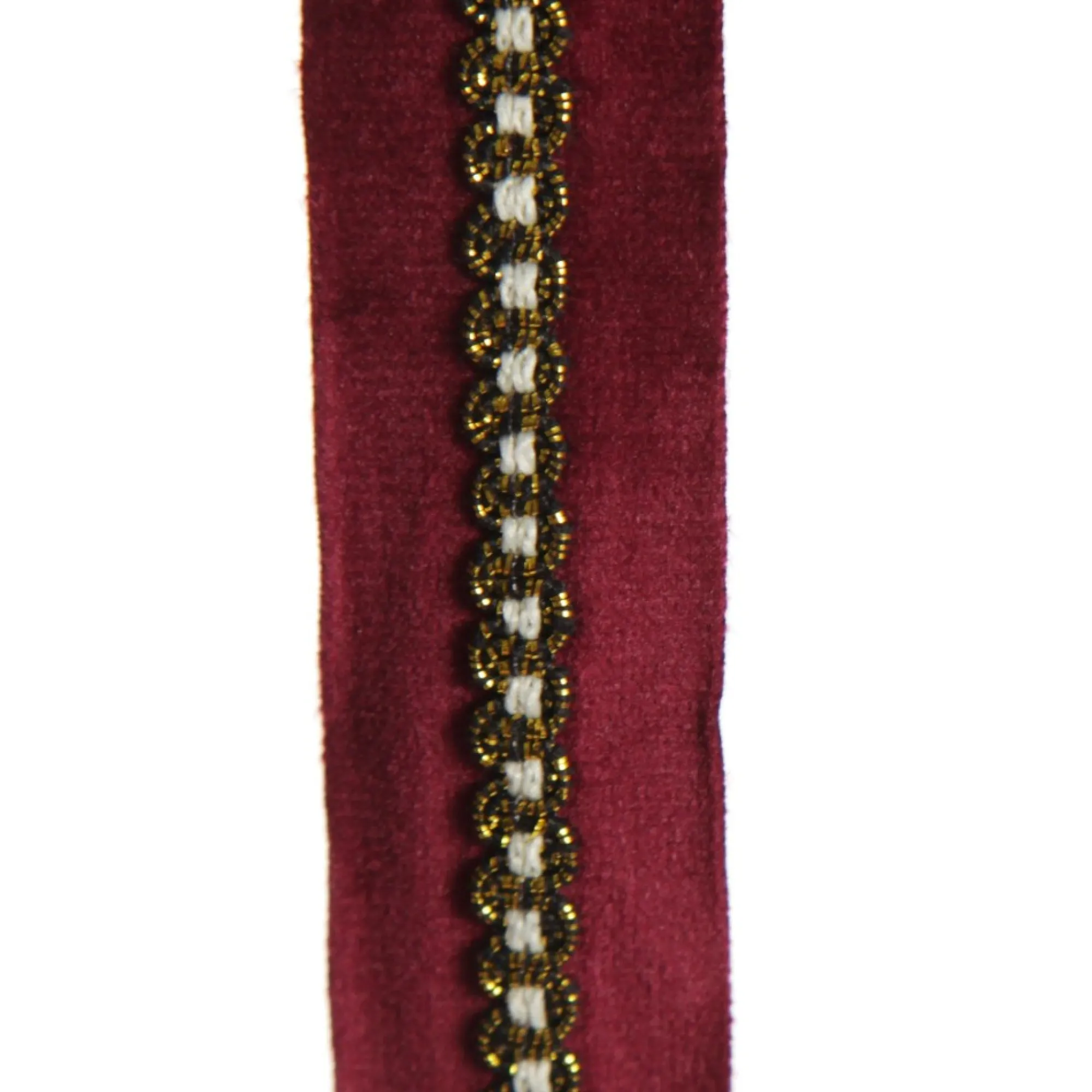 Three Assorted Burgundy and Gold Ribbons Store