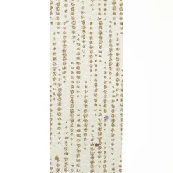 Three Assorted Ivory and Champagne Mesh and Glitter Dots Christmas Ribbons Sale