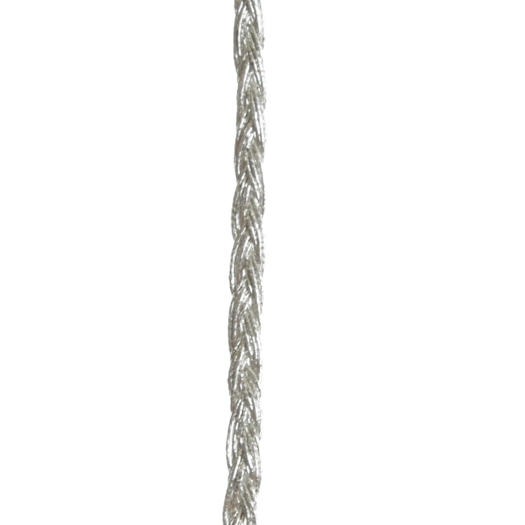 Three Assorted Silver and Blue Braid and Glitter Christmas Ribbons Clearance