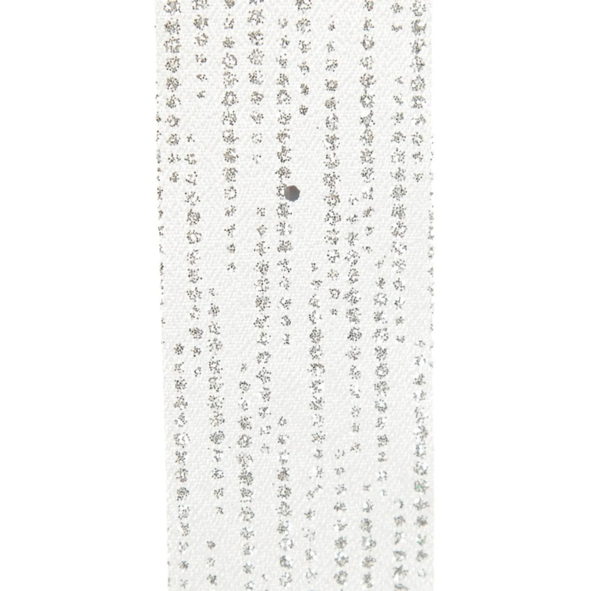 Three Assorted Silver Snowflakes and Dots Christmas Ribbons Cheap