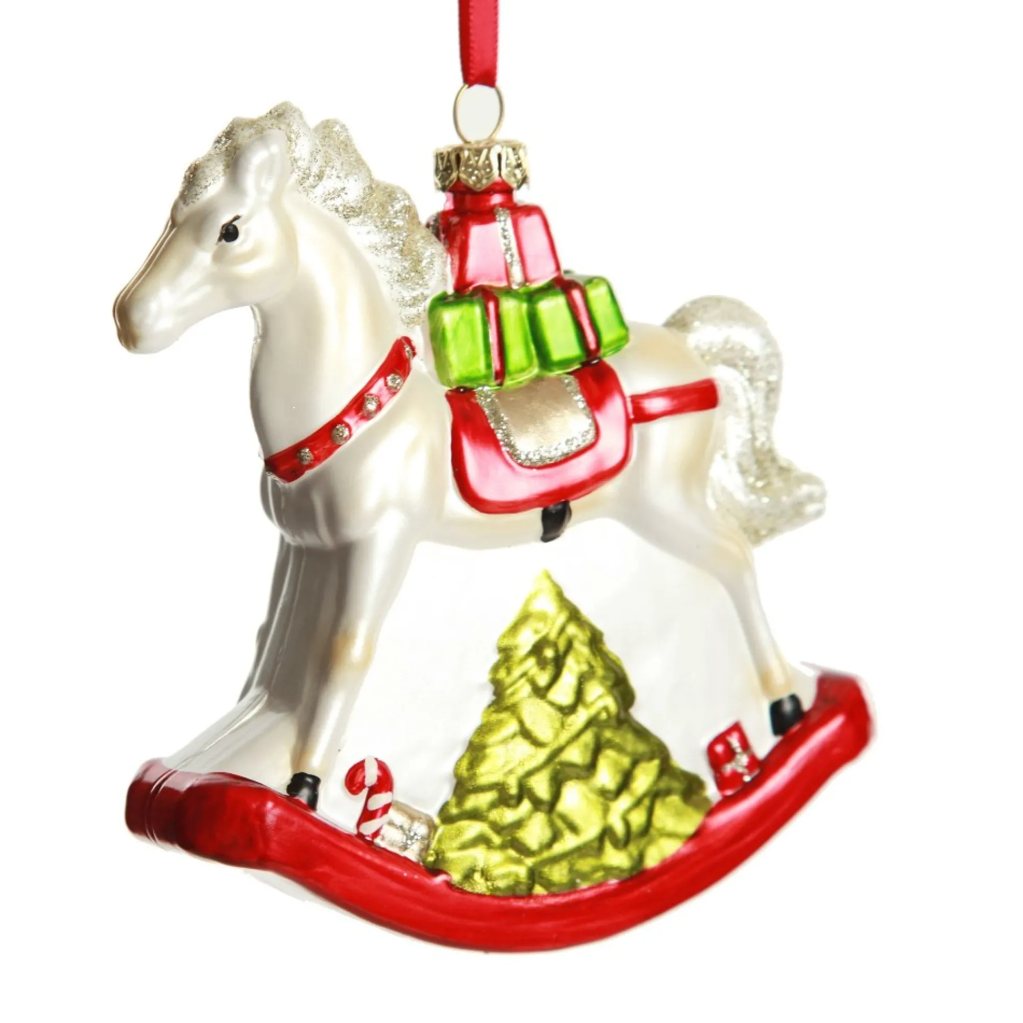 Traditional Christmas Rocking Horse Tree Decoration Best Sale