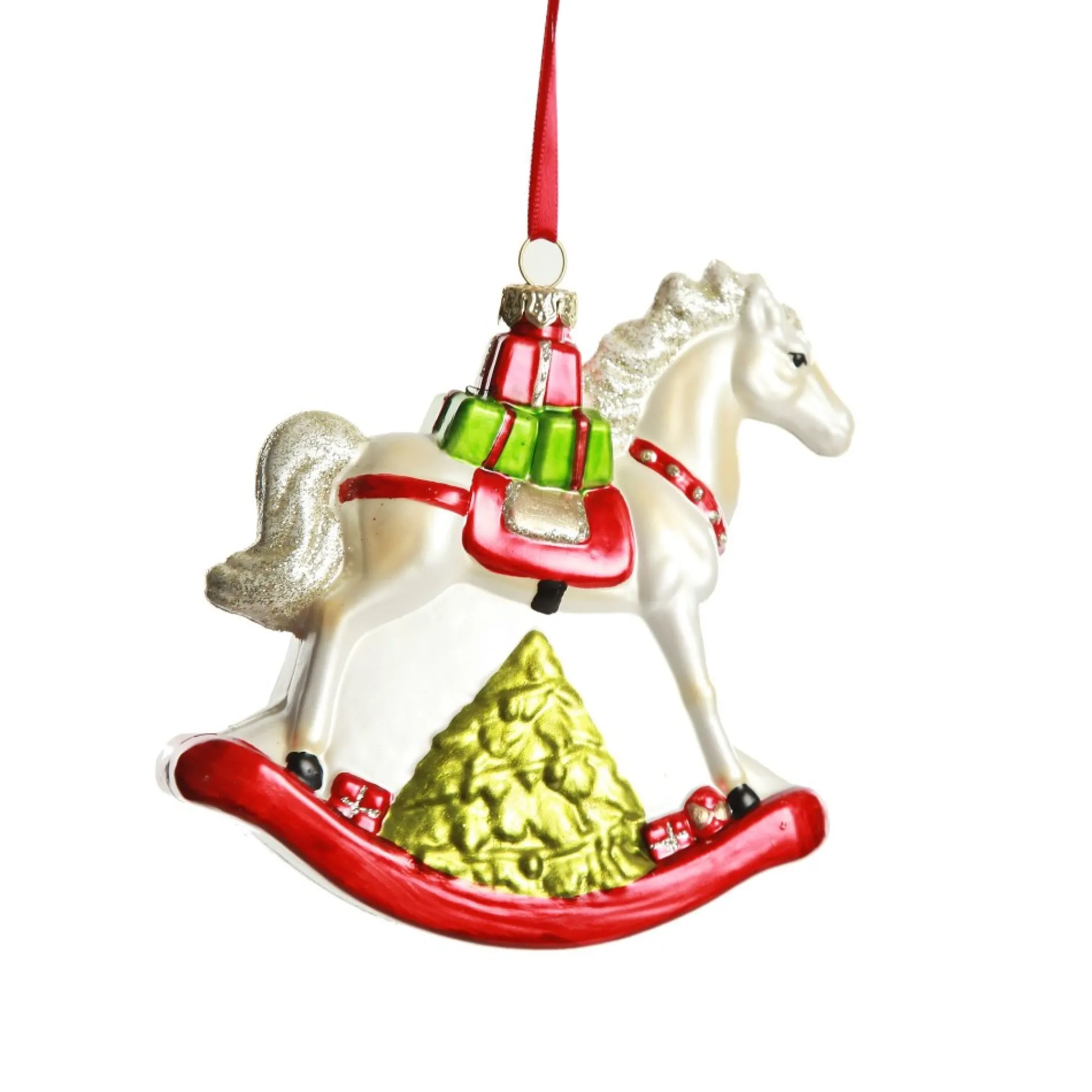 Traditional Christmas Rocking Horse Tree Decoration Best Sale
