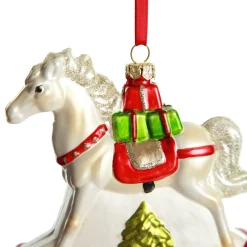 Traditional Christmas Rocking Horse Tree Decoration Best Sale