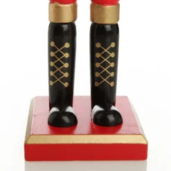 Traditional Christmas Wooden Nutcracker Soldier Ornament with Sword - Extra Large Sale
