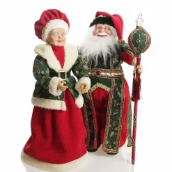 Traditional Cloaked Standing Santa Christmas Ornament Cheap