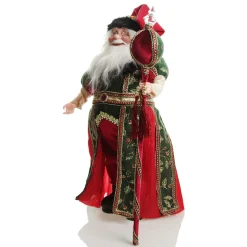 Traditional Cloaked Standing Santa Christmas Ornament Cheap