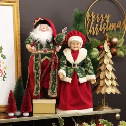 Traditional Cloaked Standing Santa Christmas Ornament Cheap