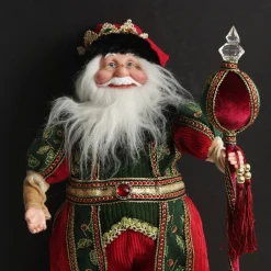Traditional Cloaked Standing Santa Christmas Ornament Cheap