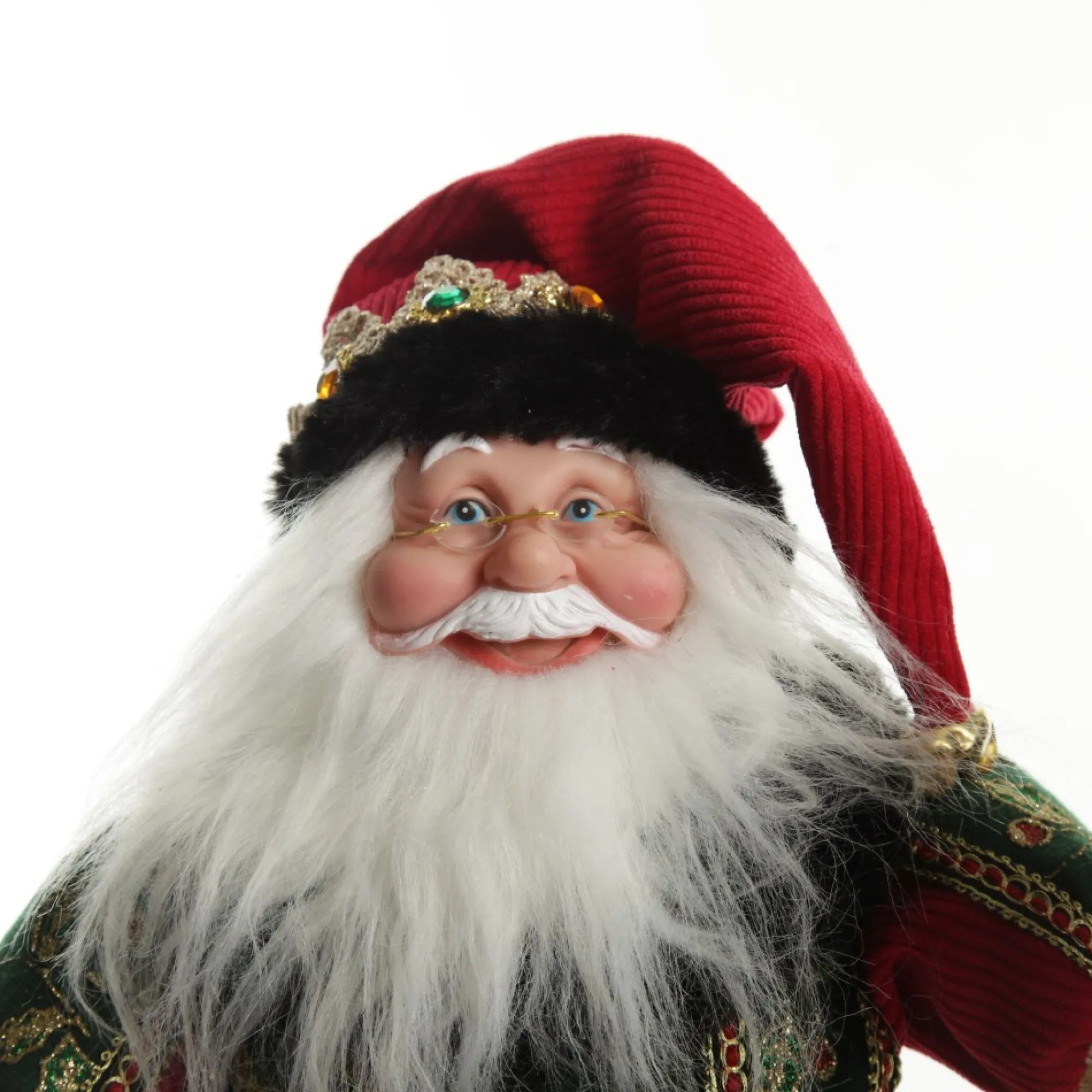 Traditional Cloaked Standing Santa Christmas Ornament Cheap