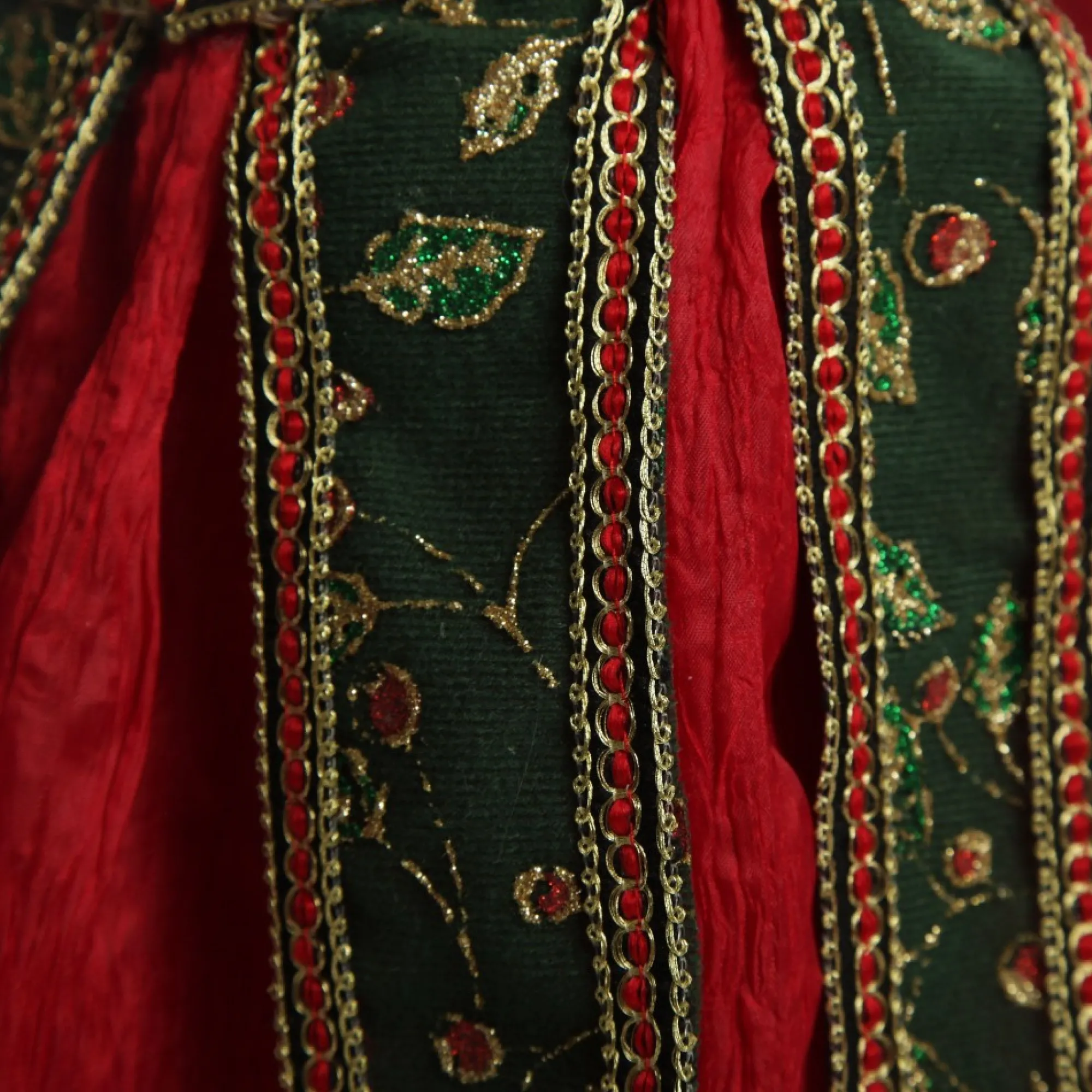 Traditional Cloaked Standing Santa Christmas Ornament Cheap