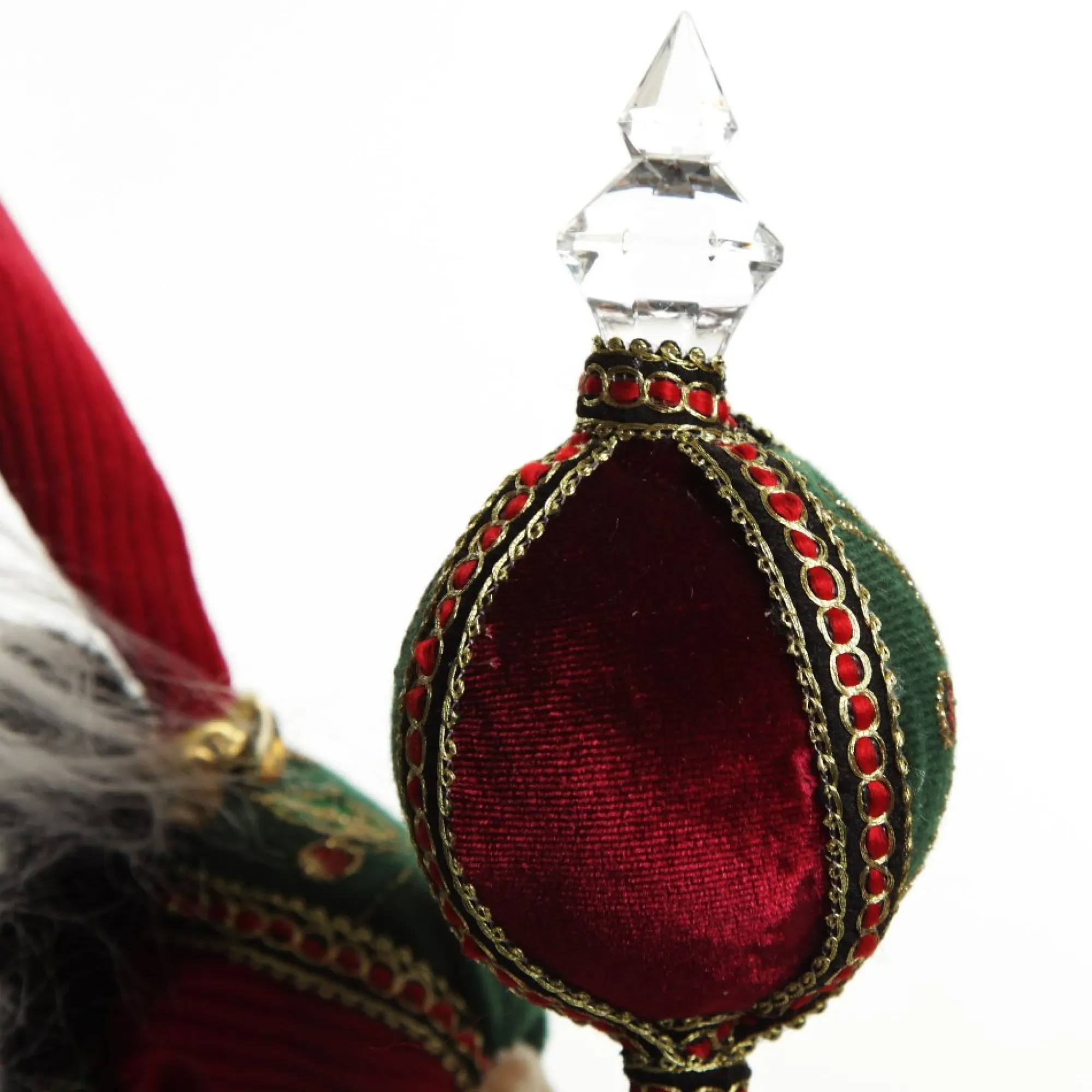Traditional Cloaked Standing Santa Christmas Ornament Cheap