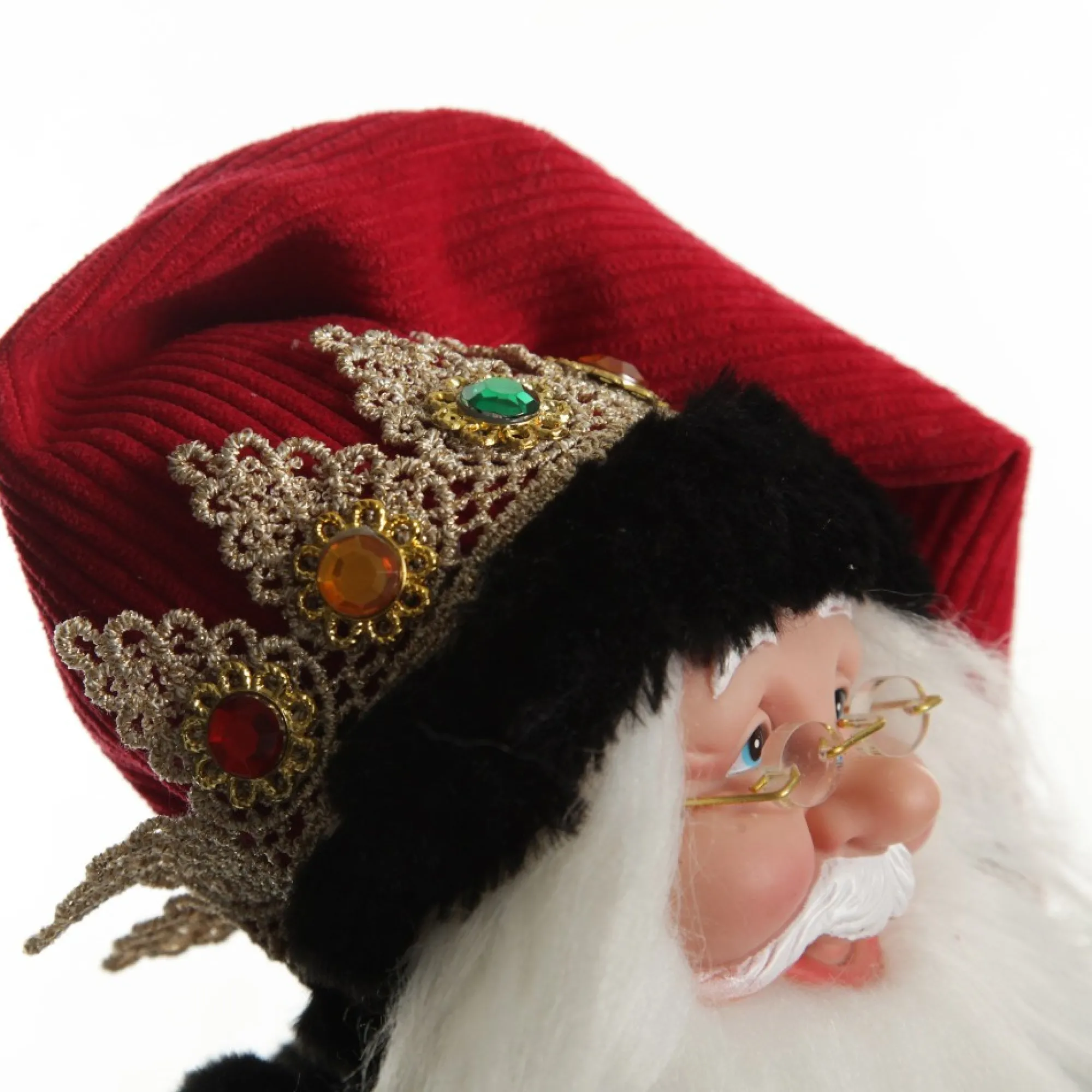 Traditional Cloaked Standing Santa Christmas Ornament Cheap