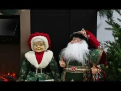 Traditional Mrs Claus Standing Christmas Ornament Cheap