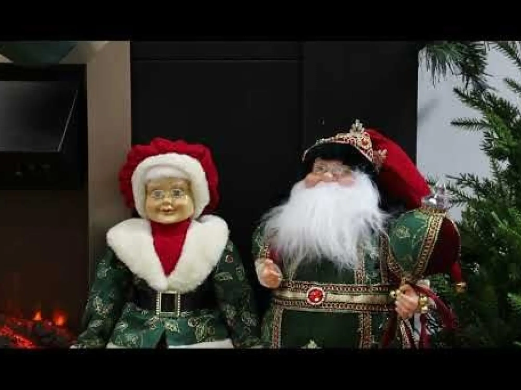 Traditional Mrs Claus Standing Christmas Ornament Cheap