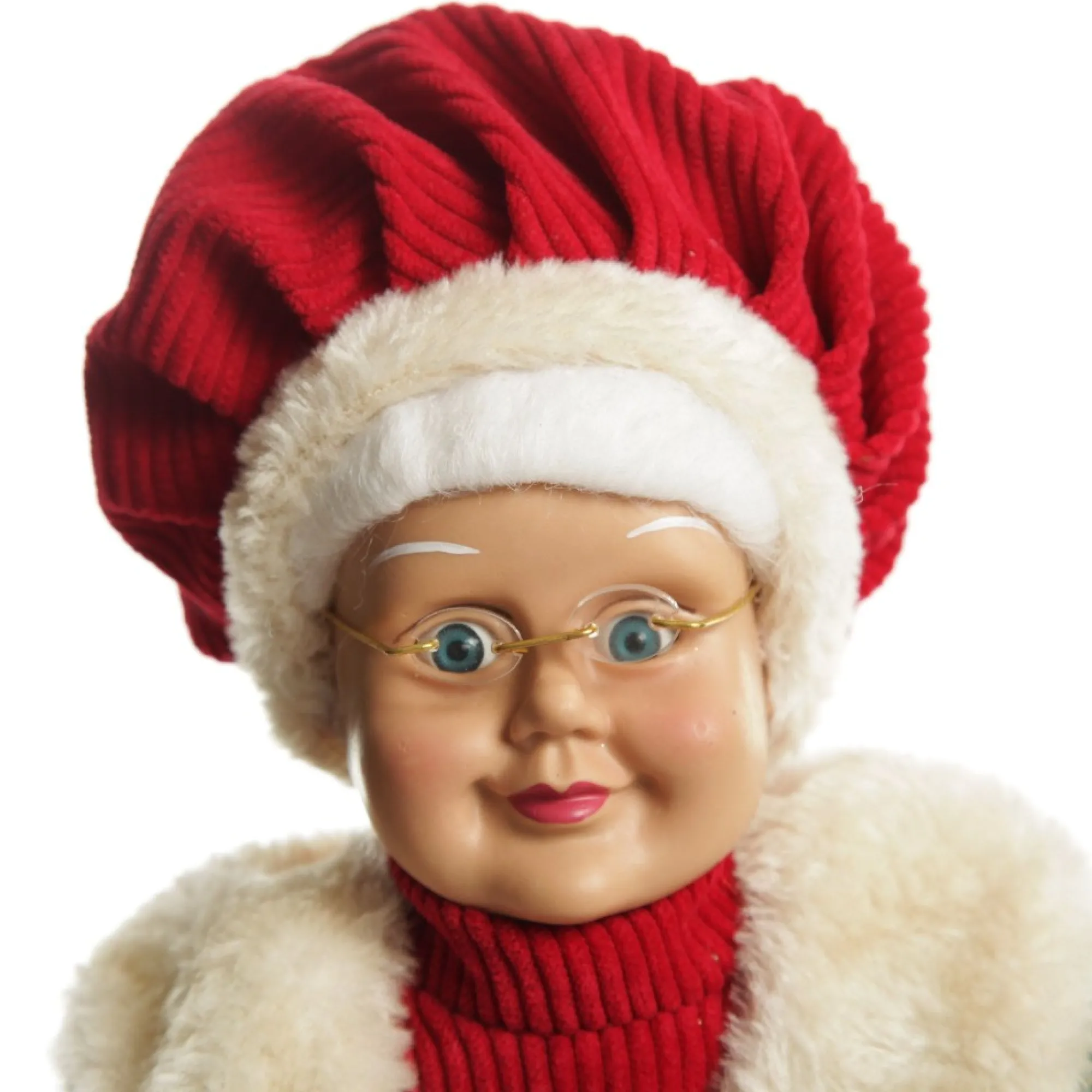 Traditional Mrs Claus Standing Christmas Ornament Cheap