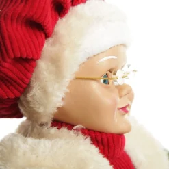 Traditional Mrs Claus Standing Christmas Ornament Cheap