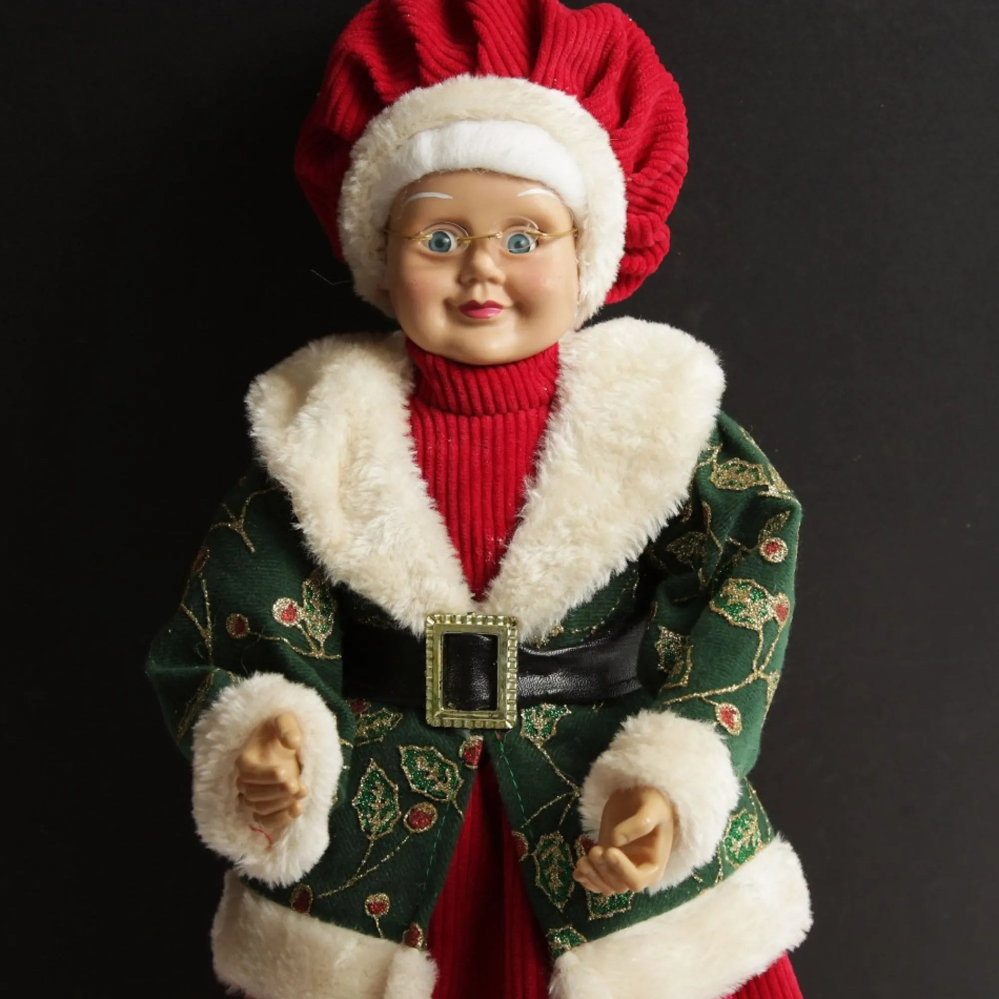 Traditional Mrs Claus Standing Christmas Ornament Cheap