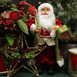 Traditional Standing Santa Christmas Ornament Store