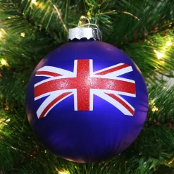 Union Jack UK Flag Christmas Bauble Best