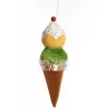Velvet Ice Cream Cone Tree Decoration Best Sale