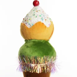 Velvet Ice Cream Cone Tree Decoration Best Sale