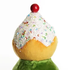 Velvet Ice Cream Cone Tree Decoration Best Sale