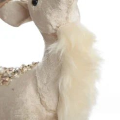 Velvet Pink Deer with Jewels - Standing with Head Back Store