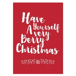 Very Berry Christmas Poster Print Cheap