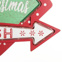 Vintage Lightup Christmas Wish Sign Outlet