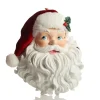 Vintage Red Santa Head Wall Hanging Flash Sale