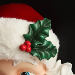 Vintage Red Santa Head Wall Hanging Flash Sale