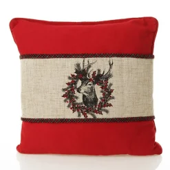 Vintage Reindeer Christmas Cushion Wrap Best Sale
