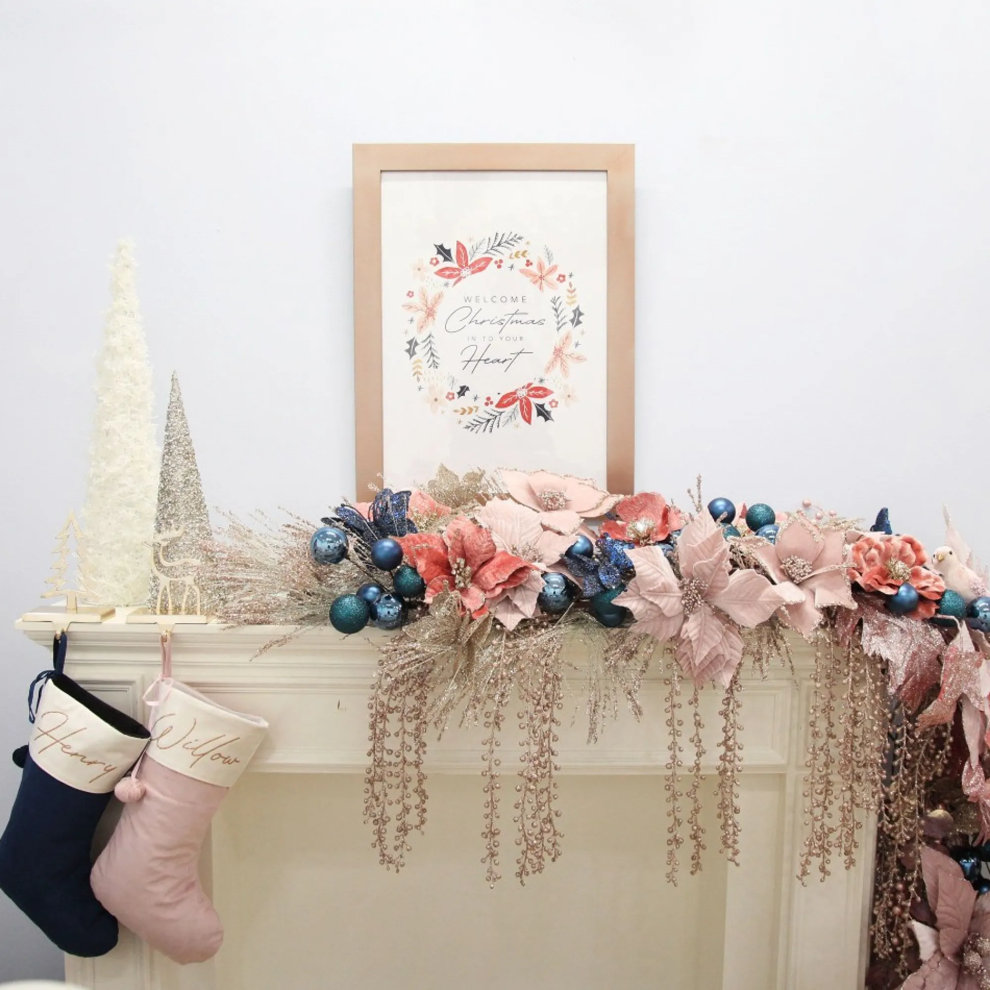 Welcome Christmas into your Heart Poster New