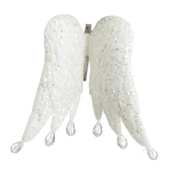 White Angel Wings Christmas Decoration Shop