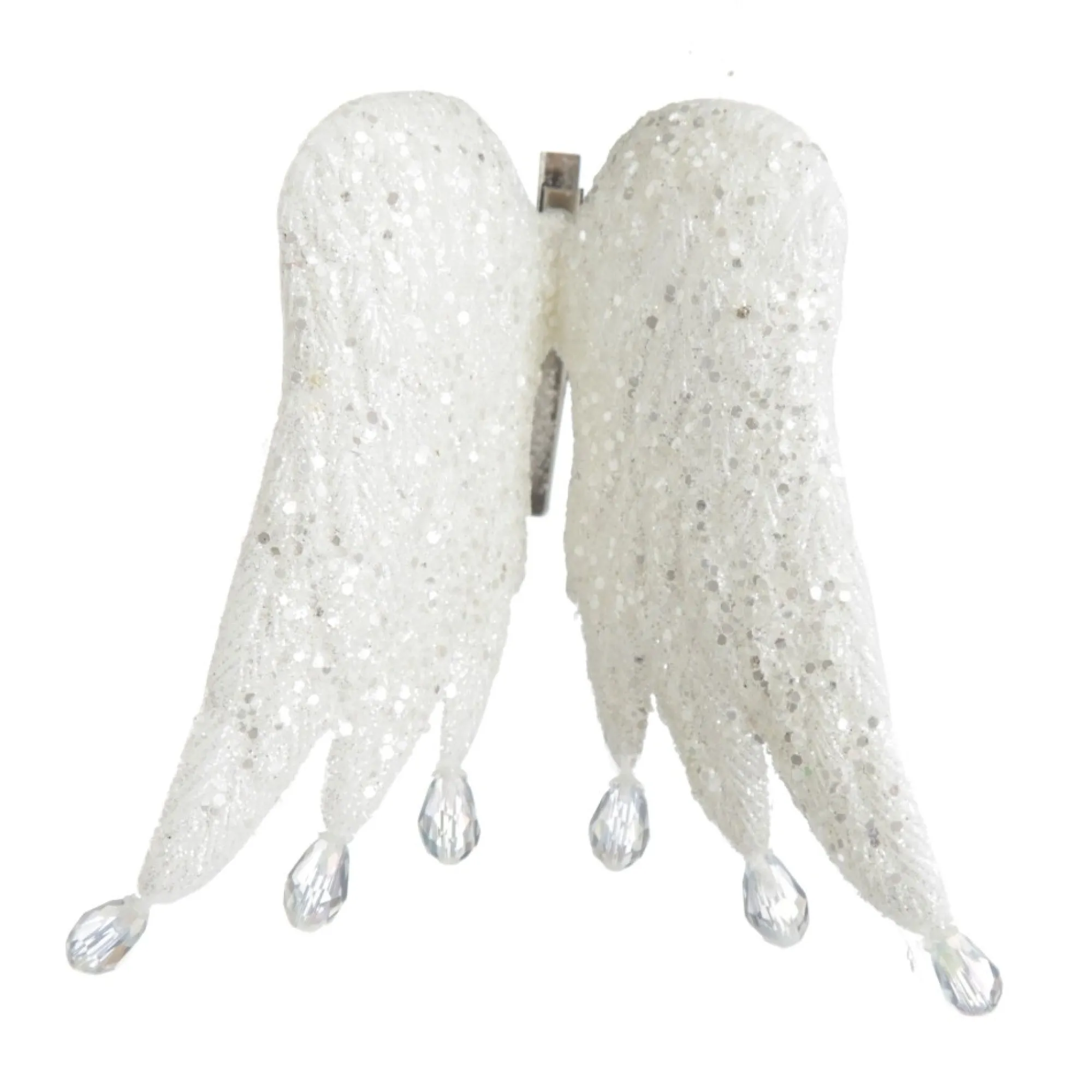 White Angel Wings Christmas Decoration Shop