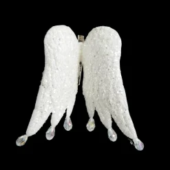 White Angel Wings Christmas Decoration Shop