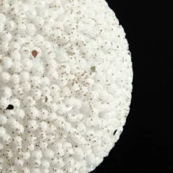 White Beaded Christmas Bauble - Set of 2 Shop