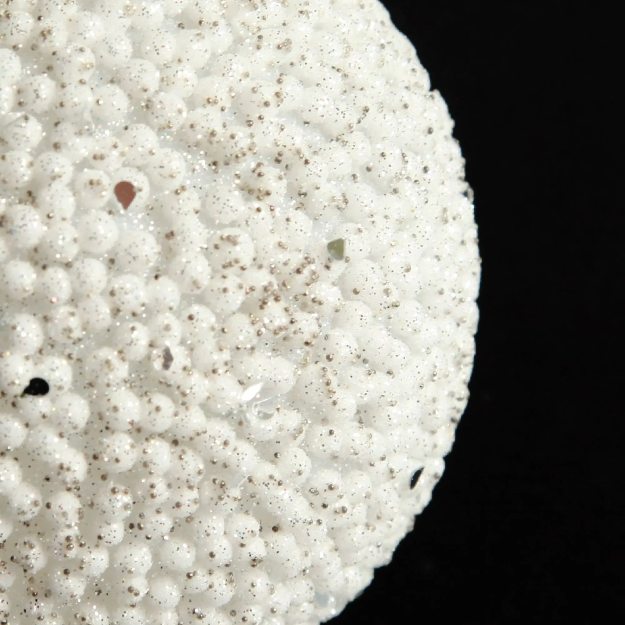 White Beaded Christmas Bauble - Set of 2 Shop