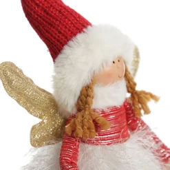 White Dress Fabric Standing Angel Outlet