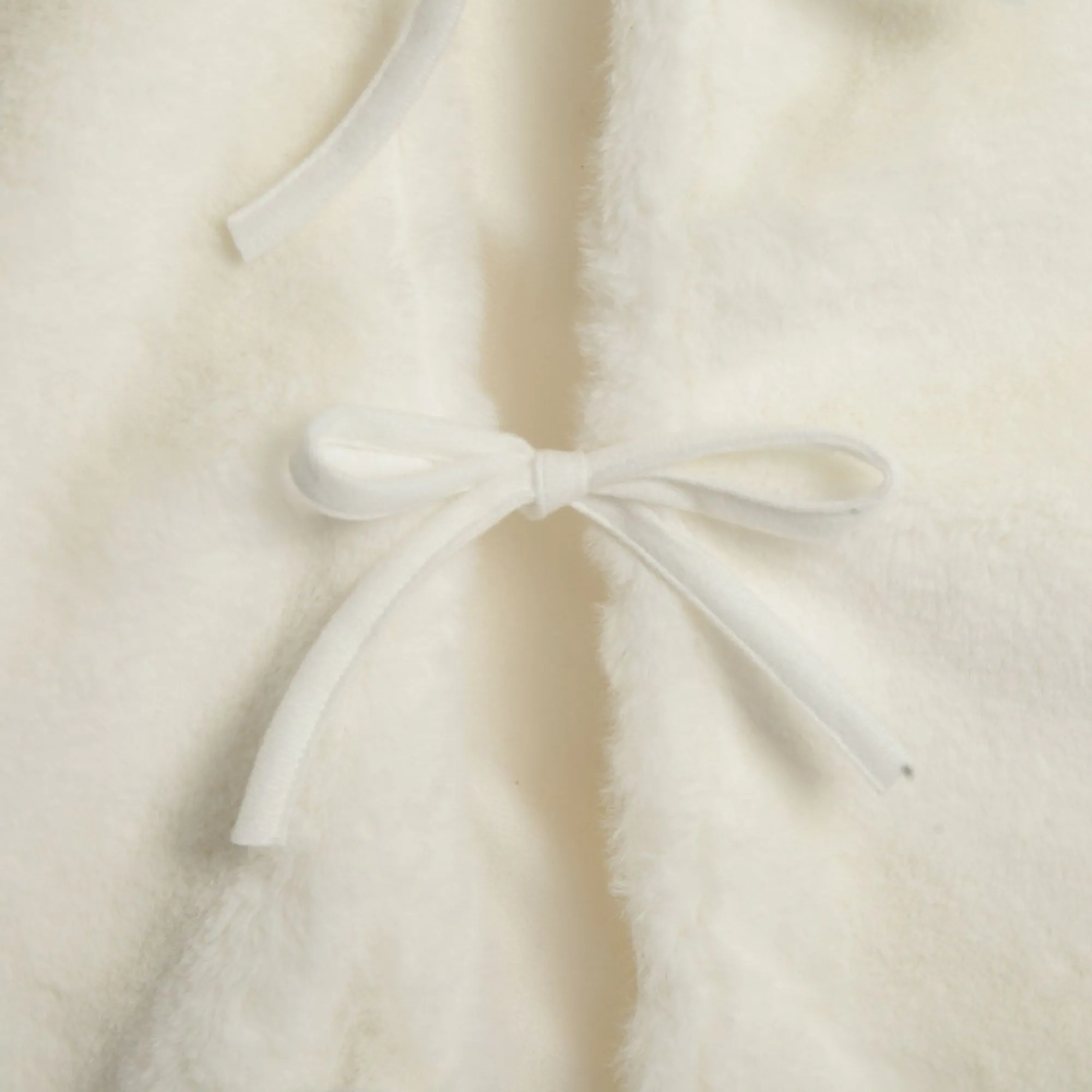 White Faux Fur Christmas Tree Skirt Store