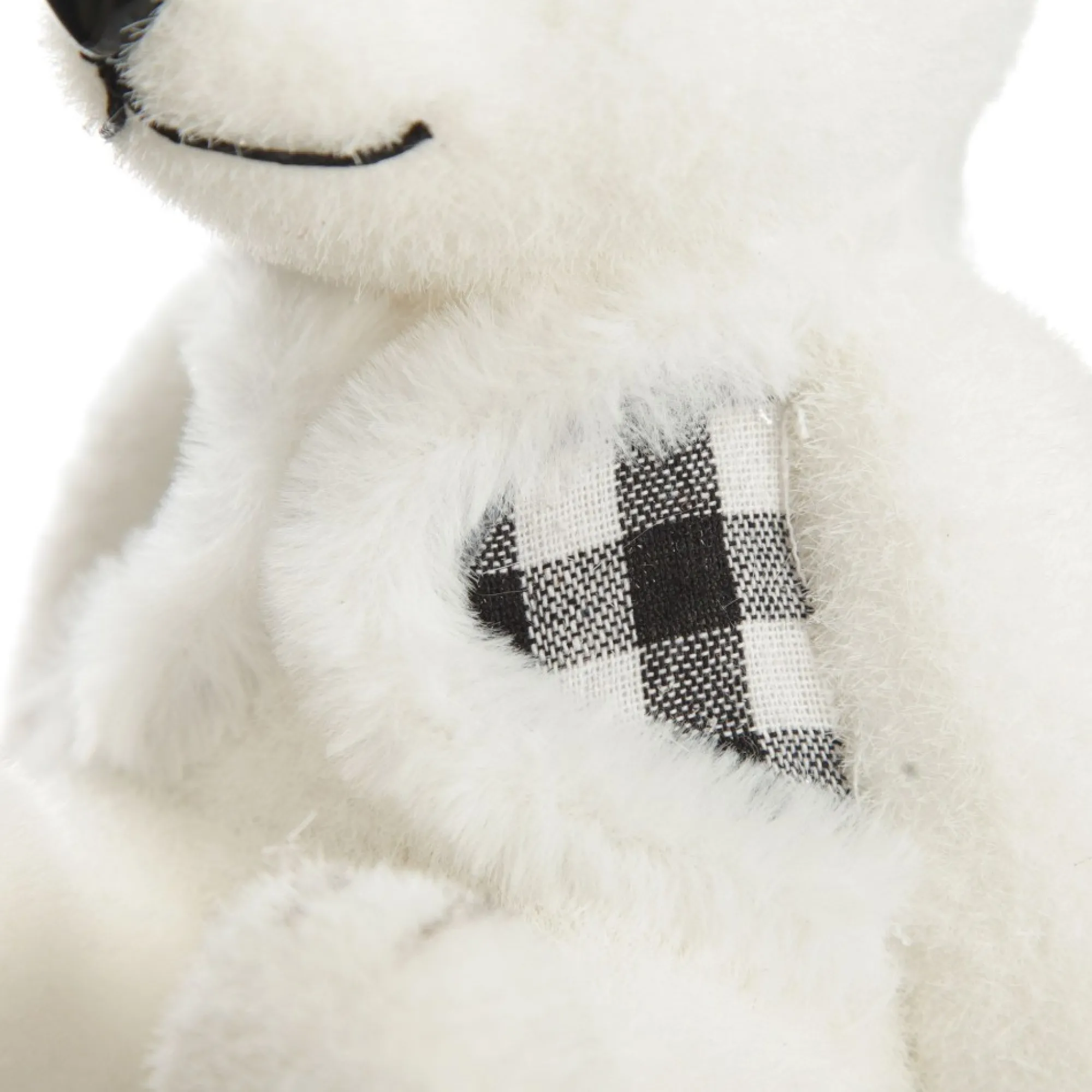 White Girl Polar Bear Cub Sitting with Red Bow Store